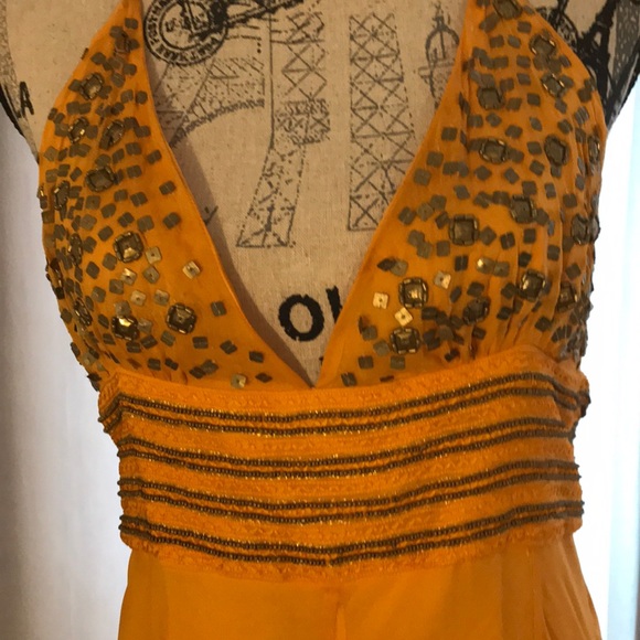 Marciano silk chiffon gown - Picture 2 of 4